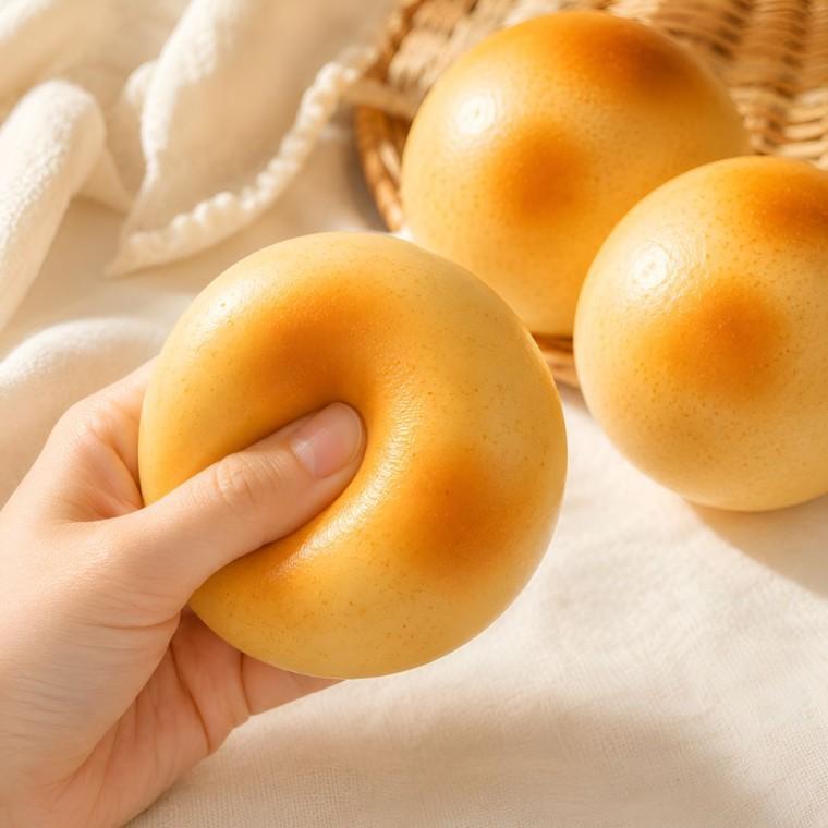 감자빵 말랑이 촉감 스트레스 해소 장난감 말랑말랑 모찌 쿠션 사무실 데스크테리어