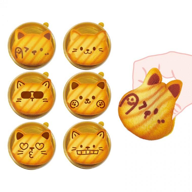 고양이 빵 스퀴시 말랑이 (2개)