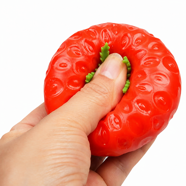 리얼 꿀딸기 말랑이(1P) 주물럭 촉감놀이