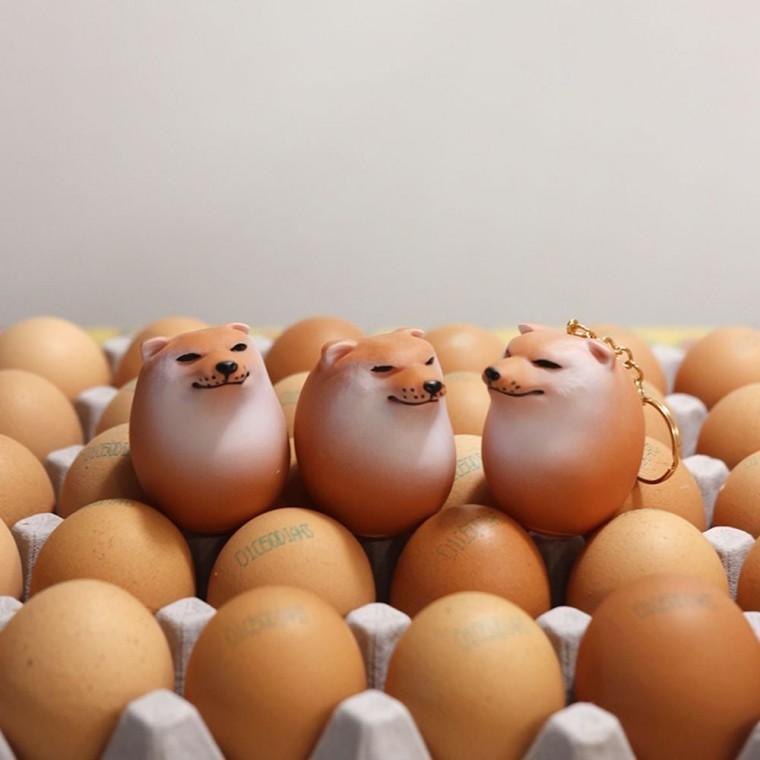 시바 스트레스인형 견달걀 말랑인형 말랑이키링 견키링 키링 이누 견계란