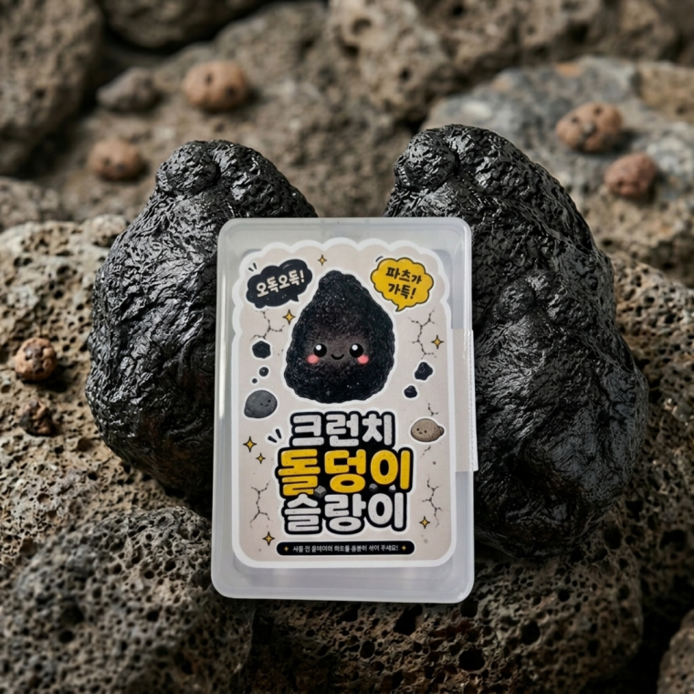 크런치 돌덩이 슬랑이 말랑이 촉감놀이 스크레스볼