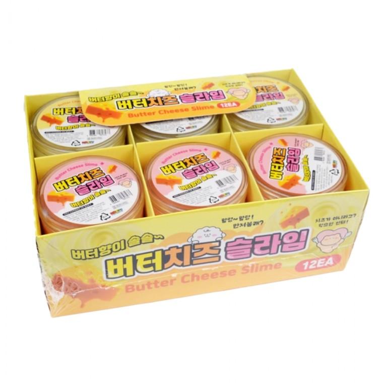 플유 버터 치즈 슬라임 한박스 12개입 말랑이 모찌 스트레스 해소 버터향