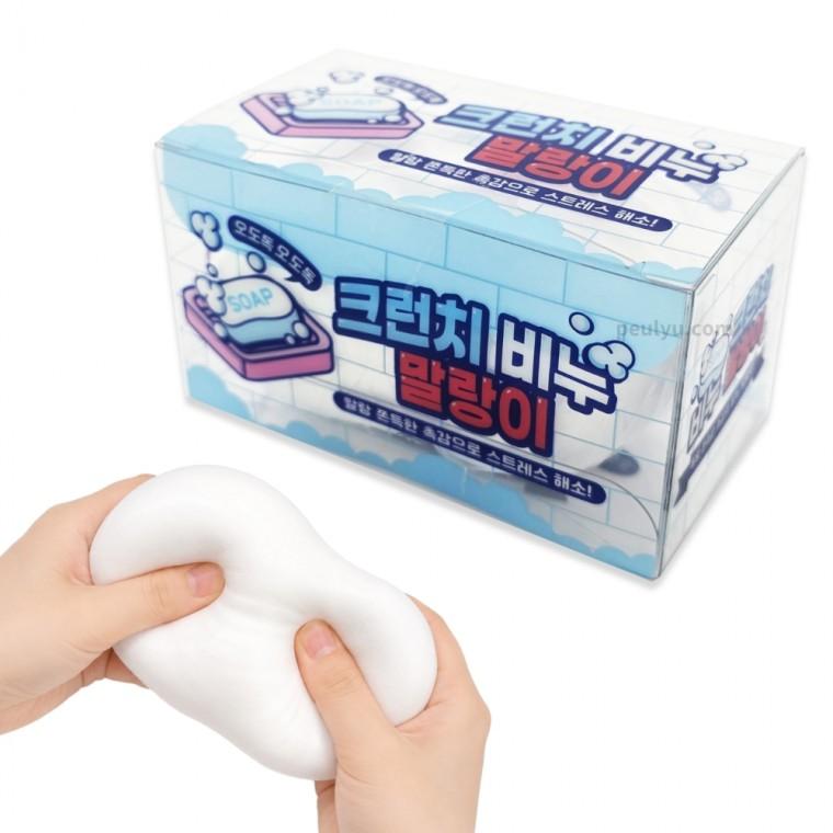 플유 크런치 비누 말랑이 낱개 1개 리틀아이 비누슬랑이 스트레스볼 스퀴시 ASMR 촉감놀이 주물럭 모찌 찐