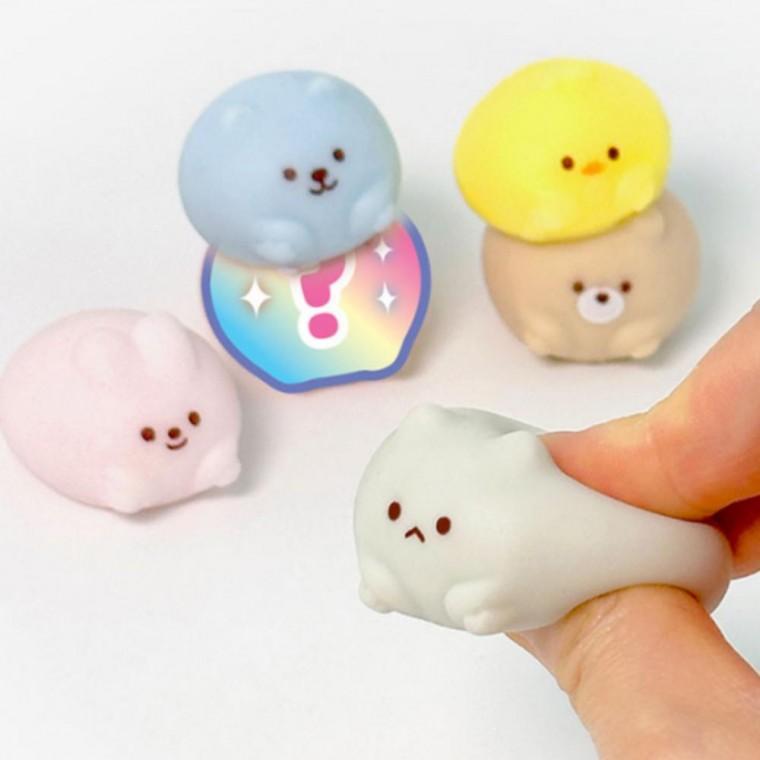 애니멀 랜덤 말랑 모찌 스퀴시 주물럭 말랑이 30개