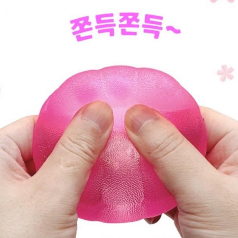 다이아 쫀득슬랑이 스트레스볼 슬라임 말랑이 피젯토이 안티스트레스 장난감 1개