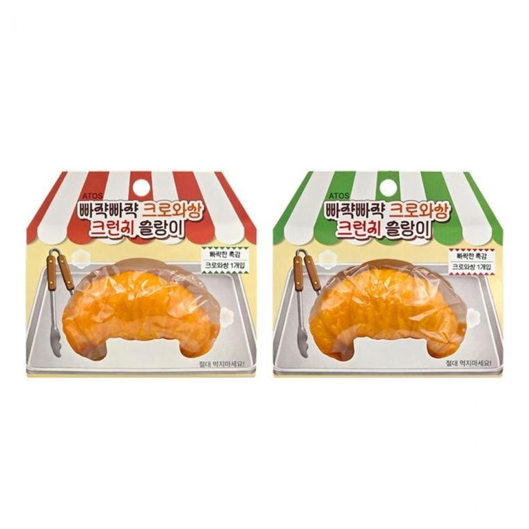 크로와상 크런치 슬랑이 슬라임 말랑이 촉감놀이 2개