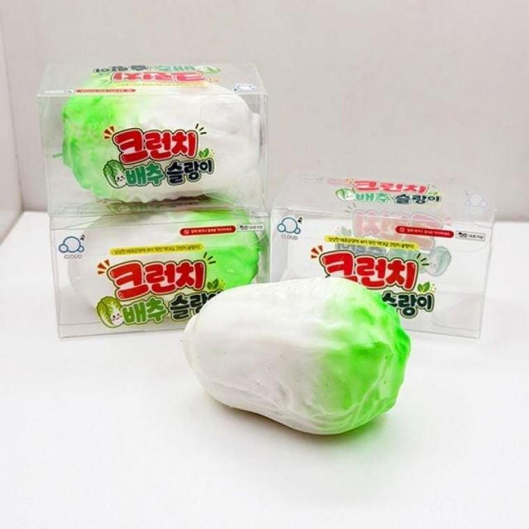 크런치 취미활동 배추 슬랑이 말랑이 피젯토이 (낱개 1개)