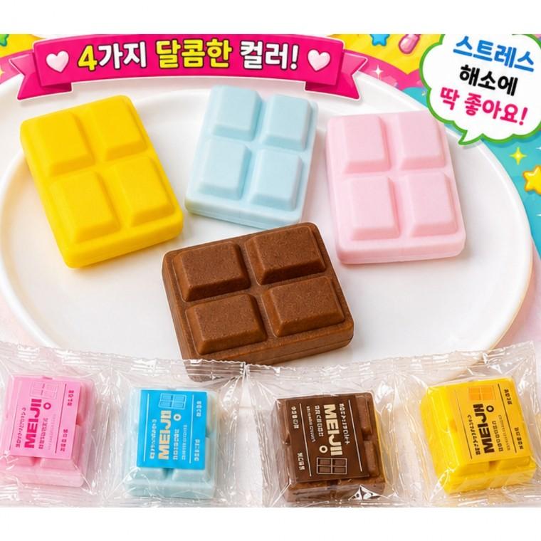플유 미니 초코렛 쫀득 스퀴시 한봉 12개입 스트레스볼 베게 말랑이 빵떡 모찌 구름빵 주물럭 슬랑이
