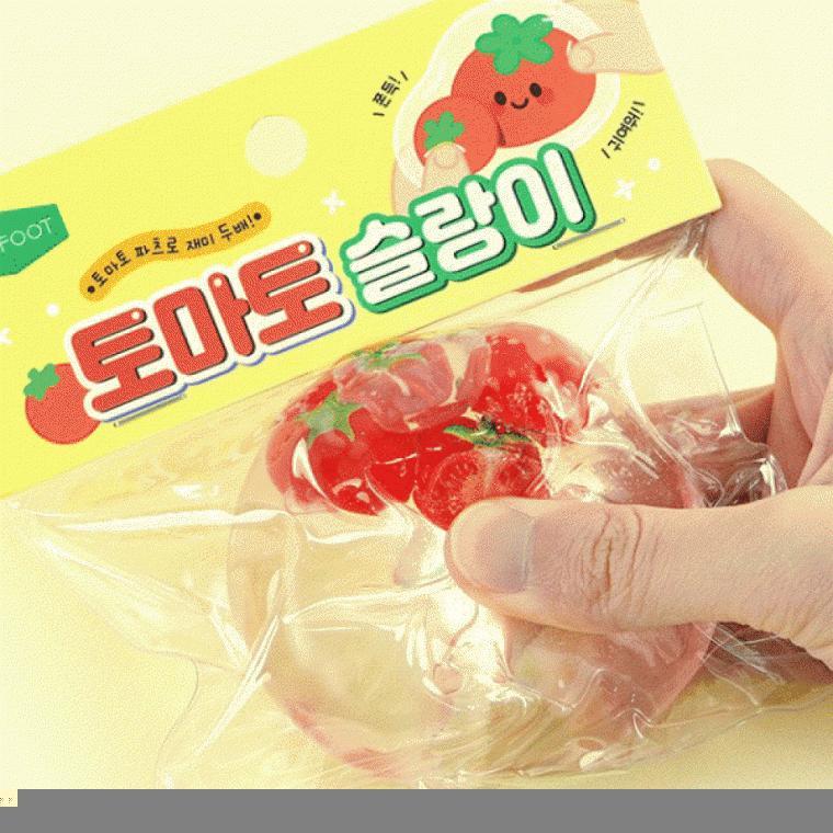 토마토 슬랑이 랜덤발송 말랑이 촉감 장난감
