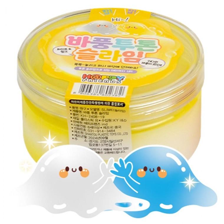 바풍 투톤 슬라임 랜덤1개 말랑이 클레이 촉감놀이 스트레스 해소