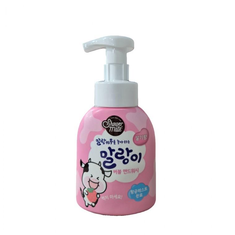 샤워메이트 말랑이 핸드워시 딸기 300ml 용기 어린이 손세정제