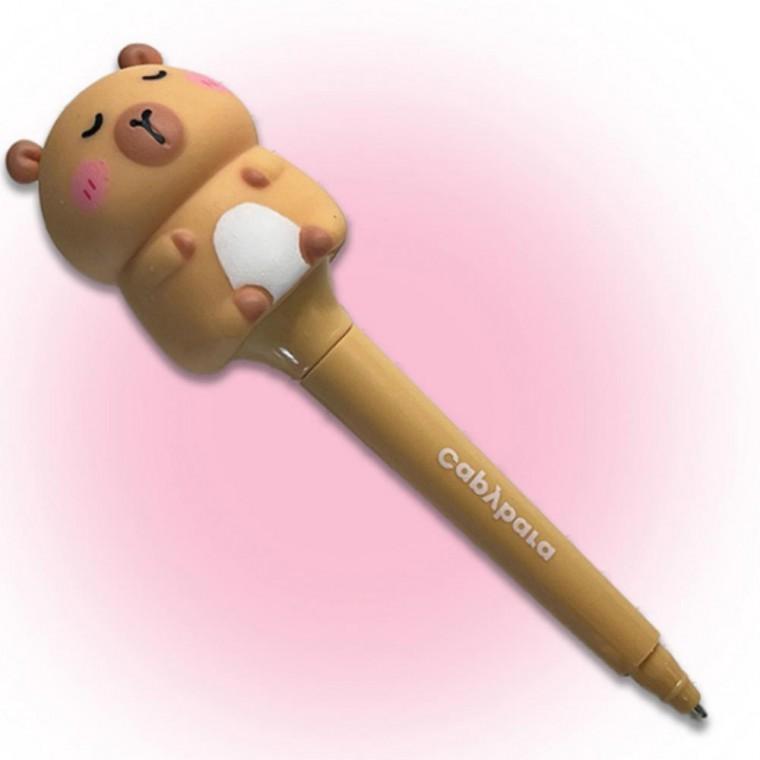 카피바라 말랑이 중성펜 캐릭터 젤펜 랜덤 어린이집 유치원 단체 선물