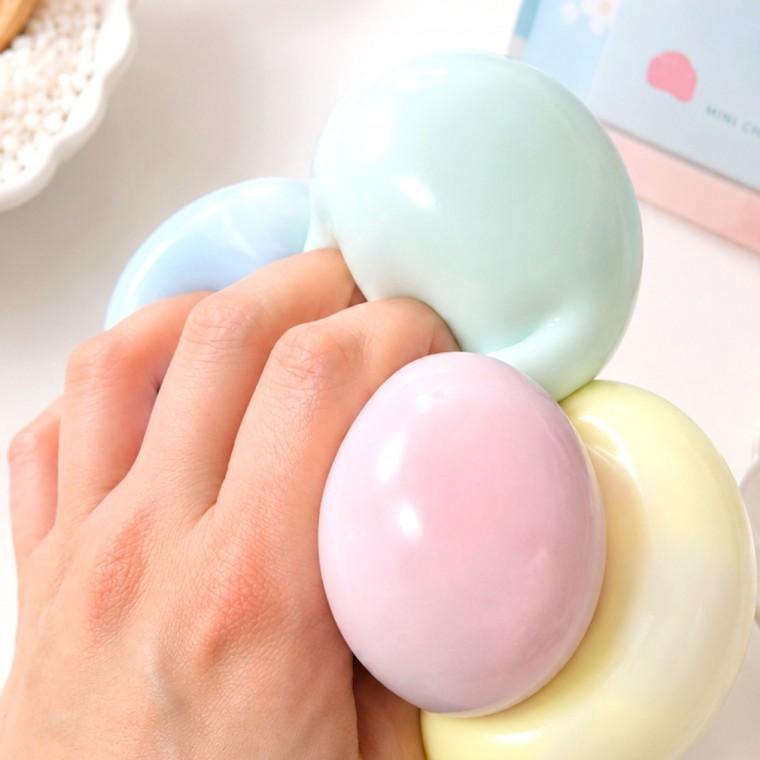 미니 찹쌀떡 말랑이 만득이 스퀴즈 피젯 스트레스 캐릭터 인테리어 소품 직장인
