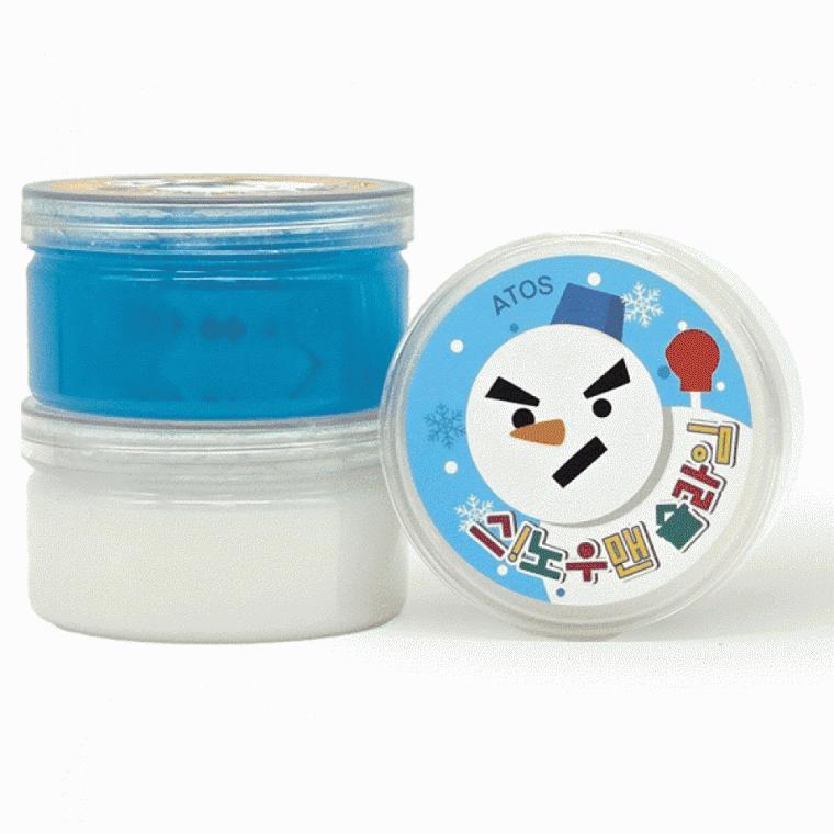 스노우맨 슬라임 촉감놀이 말랑이 완구 랜덤발송