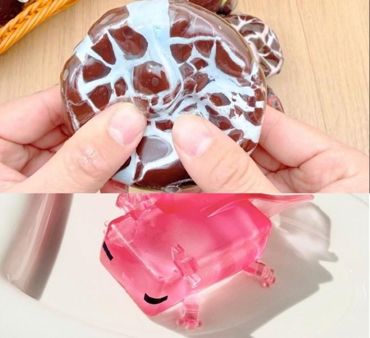 왁뿌볼과말랑이 스트레스볼 주물럭 크리에이티브 휴대용 장난감