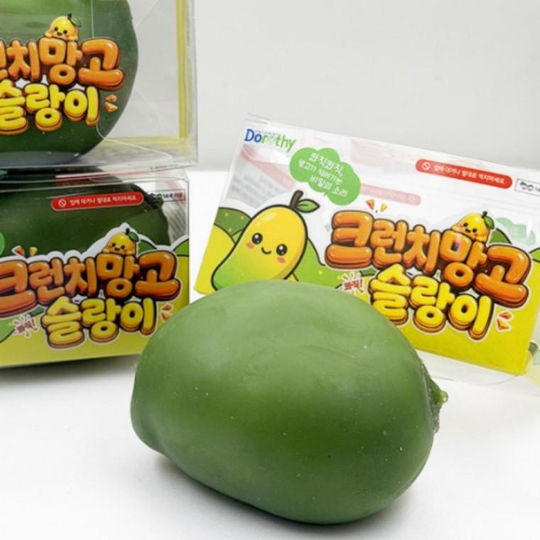 크런치 망고 파츠 말랑이 피젯토이 장난감 1개