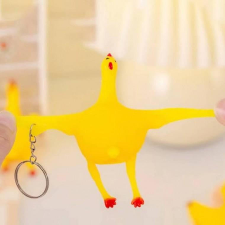 꼬꼬닭 말랑이 쪼물락 장난감 스퀴시 주물럭 키링