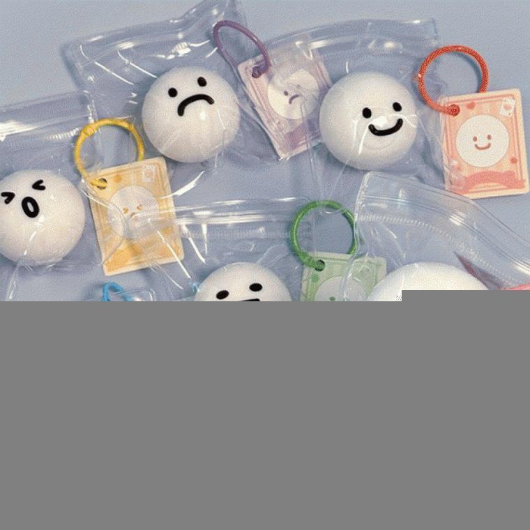 랜덤표정포켓말랑이키링 [랜덤]