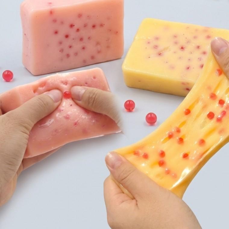 여드름 짜기 압출 말랑이 주물럭 스트레스 해소 볼 밤티  친구 선물 피지 모찌 손템