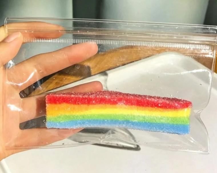 사각사각 레인보우 젤리 말랑이 맛깔나는 비주얼 사탕 스퀴시