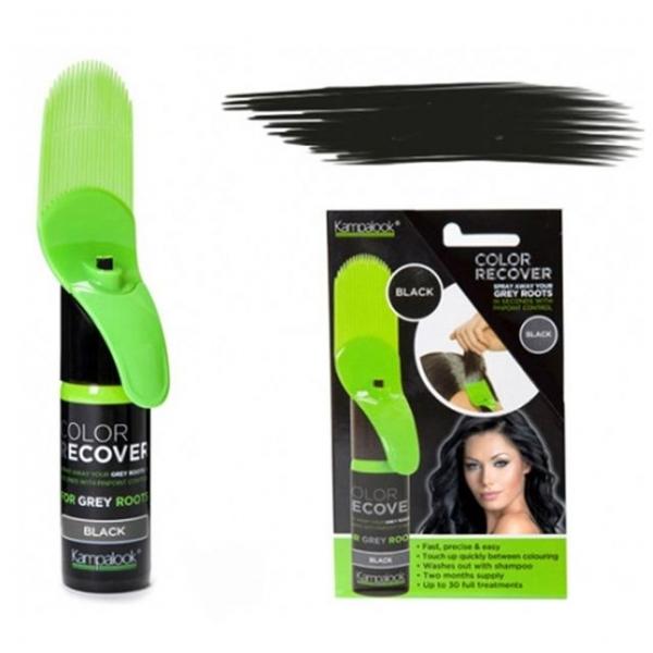 컬러 스프레이 헤어 새치 염색 커버  선물 블랙