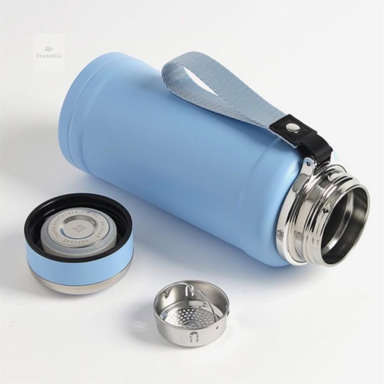 보온 보냉 물병 스텐 텀블러 휴대용 등산 물통 800ml 블루 스텐레스물통 보온텀블러 보냉텀블러