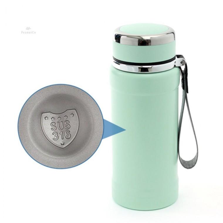 보온 보냉 물병 스텐 텀블러 휴대용 등산 물통 800ml 민트 거름망보온병 휴대용스텐물병 보온텀블러
