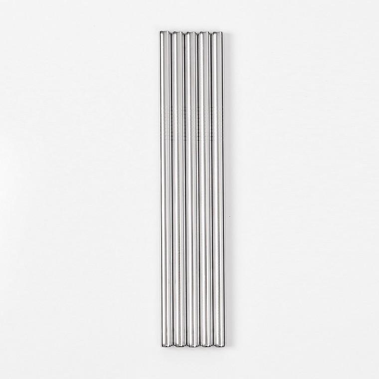 에코그린 일자형 304스텐 빨대 5p세트(21.5x0.9cm)