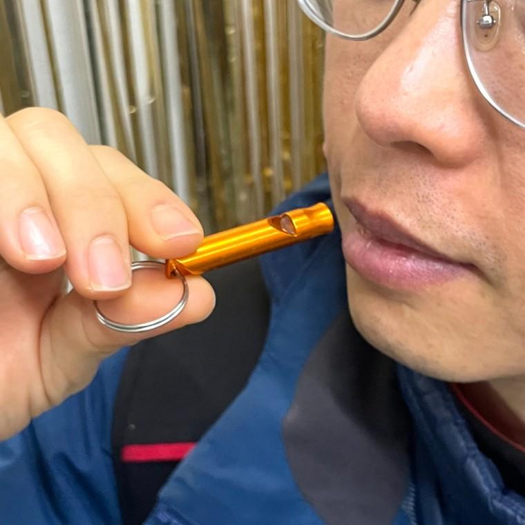 호신용 키링 호루라기