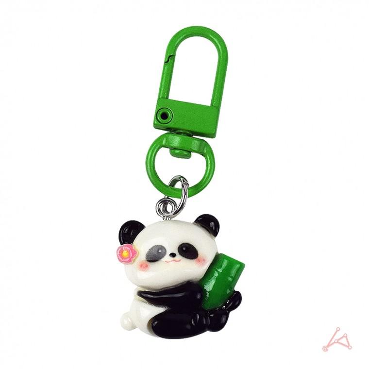 팬더 키링 꽃