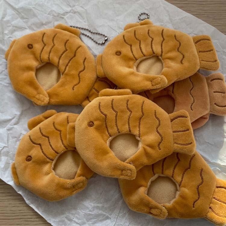 붕어빵 인형모자 꾸밈 키링 인형 미니어처 모자 물고기