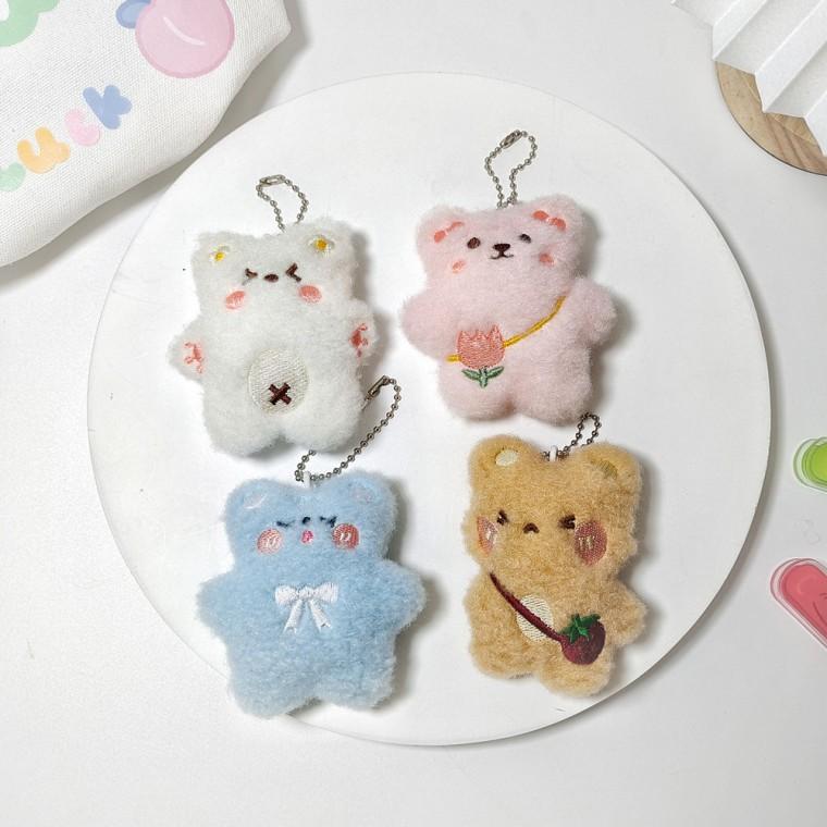 [사러왕]젤리곰 인형키링 미니 곰돌이 키홀더 곰인형키링 커플키링 에어팟 스트랩 가방 백참 열쇠고리