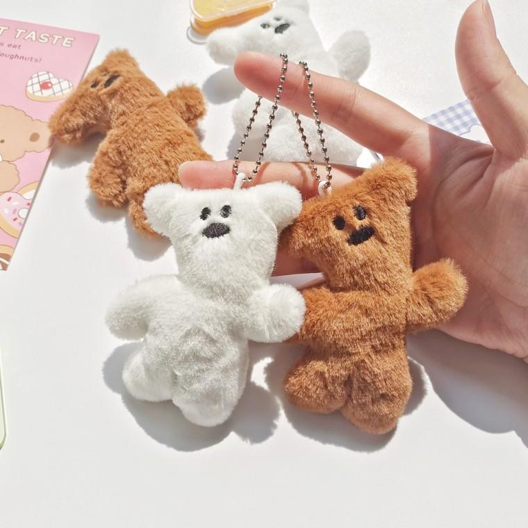 모루 곰돌이 인형 키링 / 열쇠고리 모루곰 가방고리