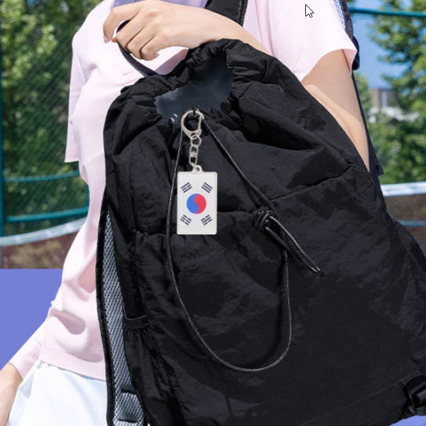 대한민국 상징 키링 열쇠고리 어디서나 태극기를 쉽게 보여줄 수 있는 실용적인 열쇠고리 키링