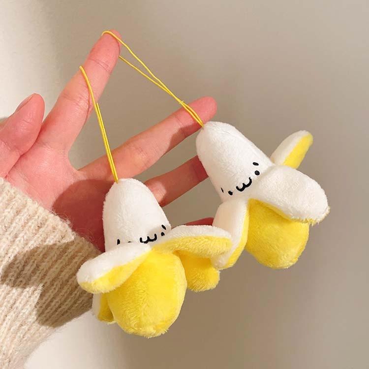 미니 바나나 폰줄 키링 인형 가방고리 백참 인형키링