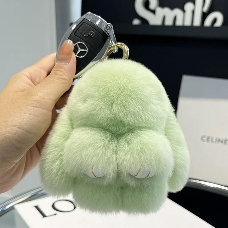 토끼 인형 열쇠고리 키링 10cm 그린