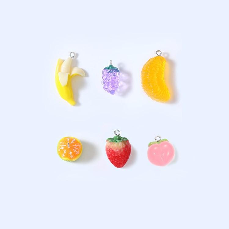 미니 과일 펜던트 / 낱개 1개 / 헤드 파츠 재료 부자재 DIY 키링 만들기
