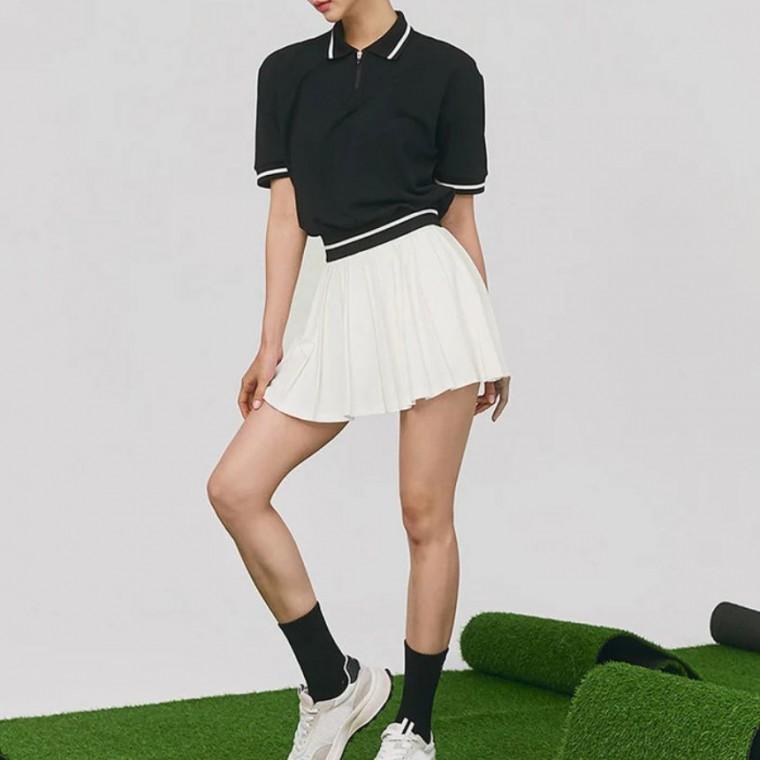 아르플로 골프카라티 티셔츠 여름 반팔티 골프웨어 테니스 러닝 헬스 운동복 상의 트레이닝복 블랙