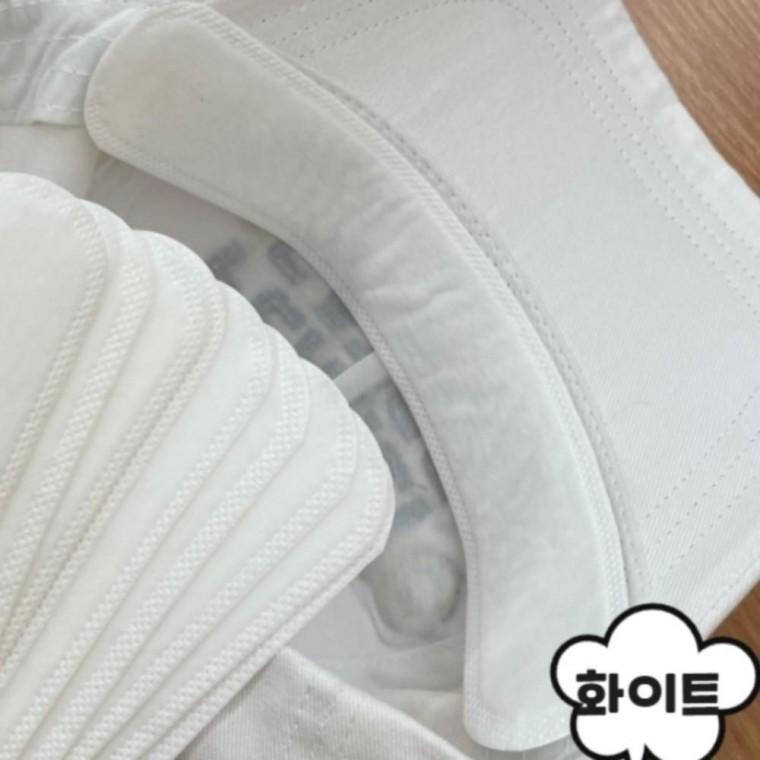 흰색 10매 골프 모자 오염방지 테이프 패드 때방지 패치 모자 부착 보호테이프 땀패드