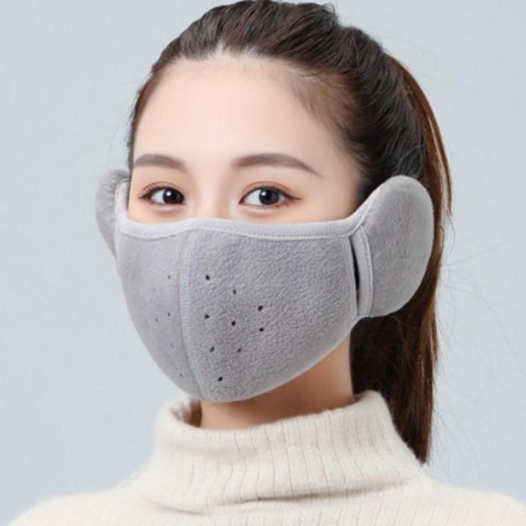 야외활동마스크 여성마스크 방한마스크 방풍마스크 패션마스크 골프방한마스크 귀도리 마스크 그레이