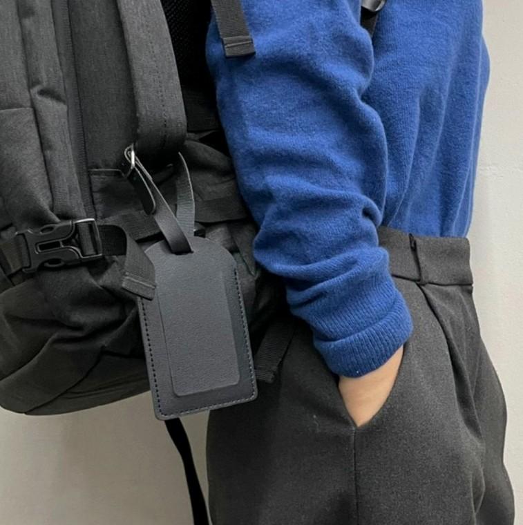 골프백네임택 캐리어 커버형 이름표 가방 네임패치 여행용