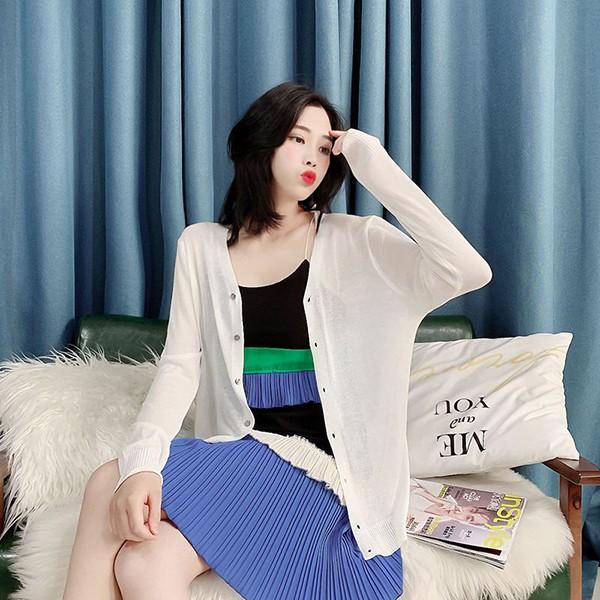 여성 데일리 얇은 봄 가을 캐주얼 가디건 LK-G001