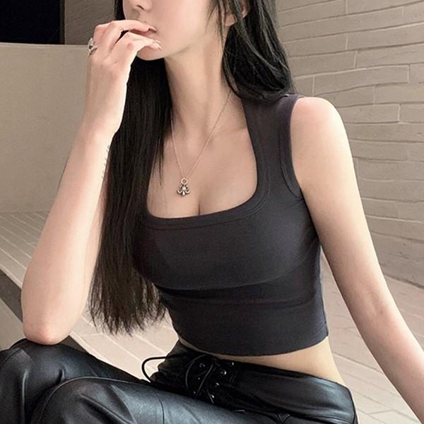 여성 루즈핏 스트릿 캐주얼 내장캡 나시 티 LK-NS03