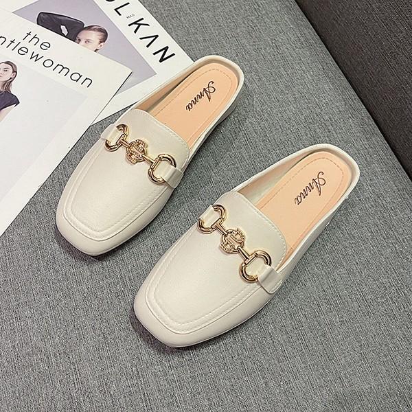 여성 3컬러 뮬스타일 로퍼 베이직 플랫 블로퍼 BLP11