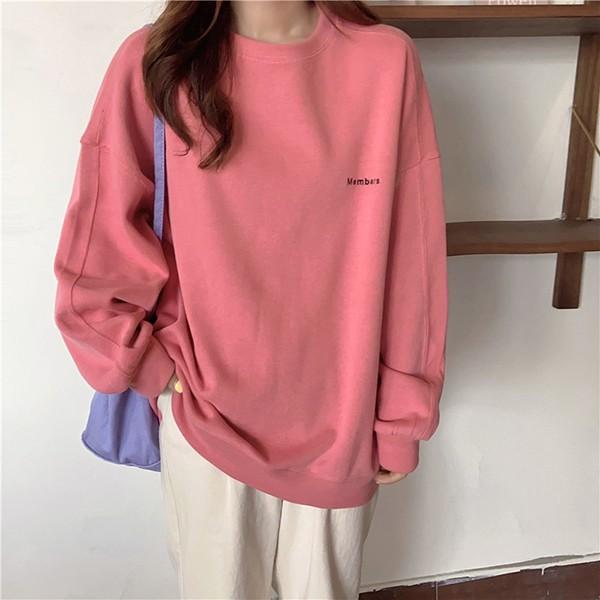 여성 기본 디자인 데일리 오버핏 맨투맨 LK-T002