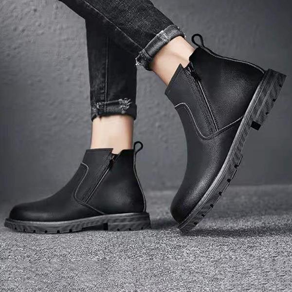 남성 베이직 사이드 지퍼 캐주얼 첼시부츠 ZG618