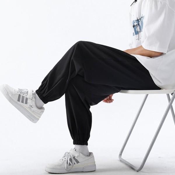 2컬러 남성 심플 데일리 쿨링 무지 조거팬츠 IS-PA27