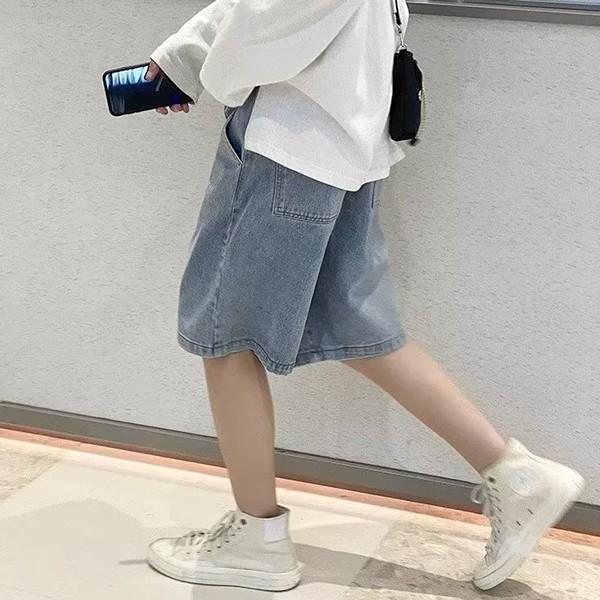 남성 데님 반바지 데일리 루즈핏 하프팬츠 IS-DNP21