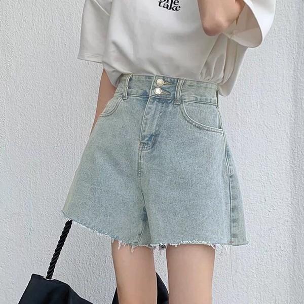 여성 데일리 레트로 빈티지 하프팬츠 LK-TS16