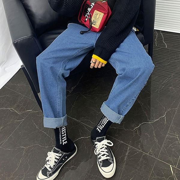 밴딩형 중청 데일리 데님 청바지 IS-DNP12